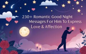 230+ Romantic Good Night Messages For Him to Express Love & Affection 230+ Romantic Good Night Messages For Him to Express Love & Affection